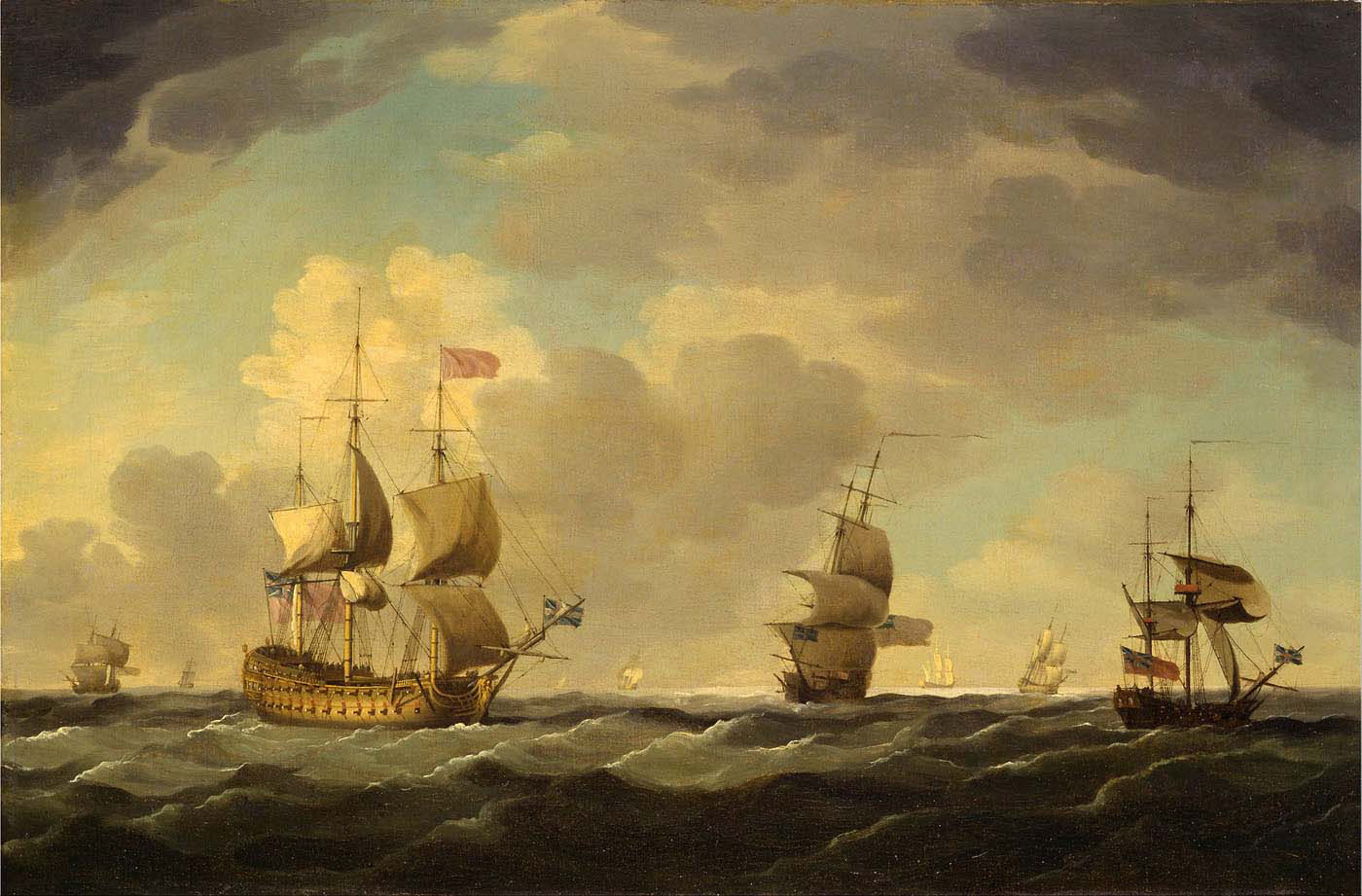 An English Flagship Under Easy Sail